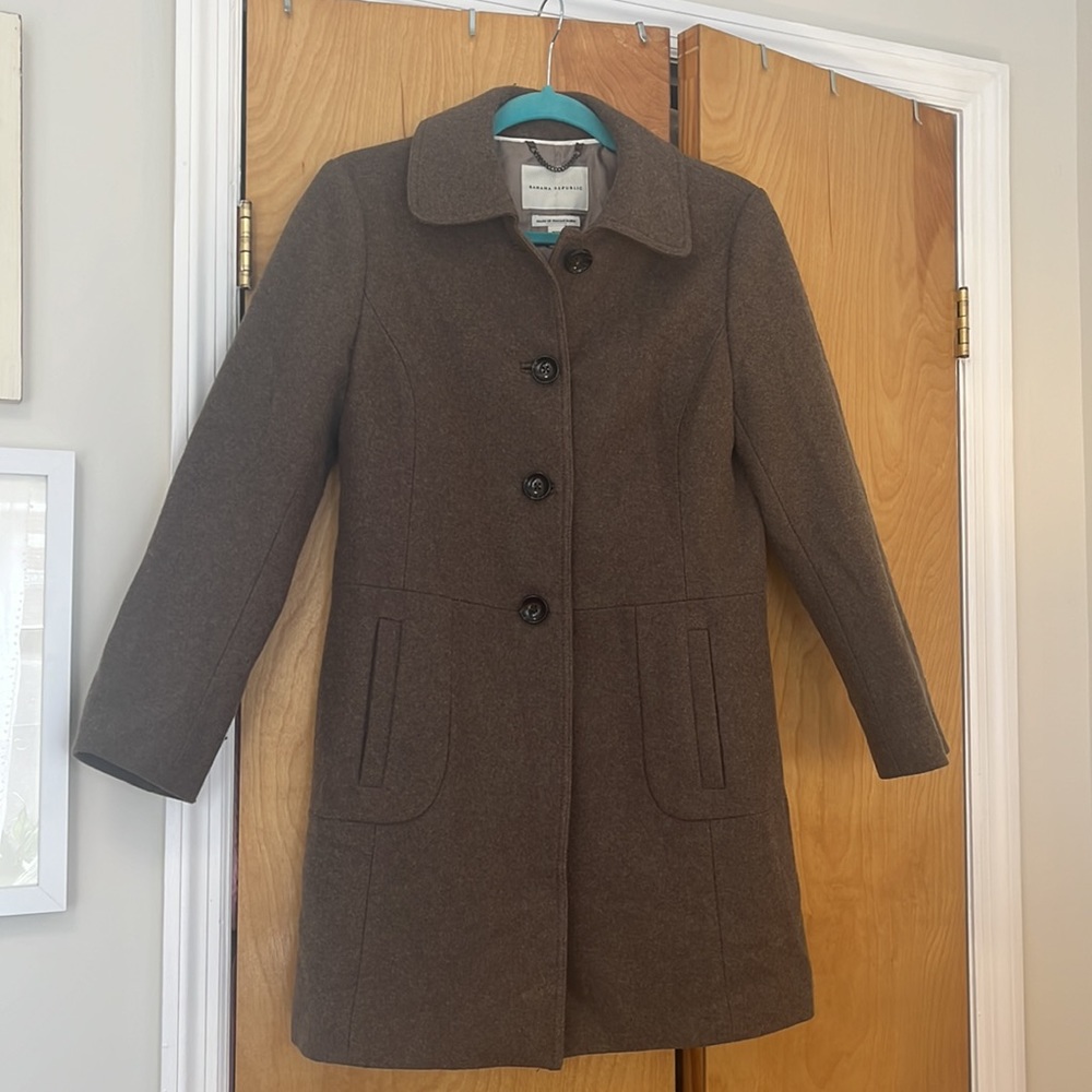 Banana Republic | Brown Wool Coat